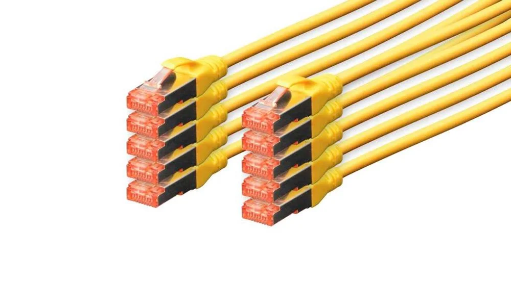 Digitus Professional Cabo de Rede Amarelo 1 M Cat.