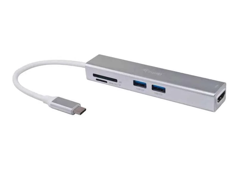 Equip Adapter Usb-C -> Hdmi,2xusb3.0,Sd      4k30hz 0.15m Sw