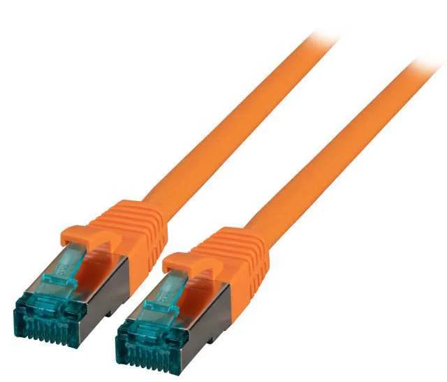 Efb Rj45 Patchkabel S/Ftp, Cat.6a, Lszh, 0,15m, Orange