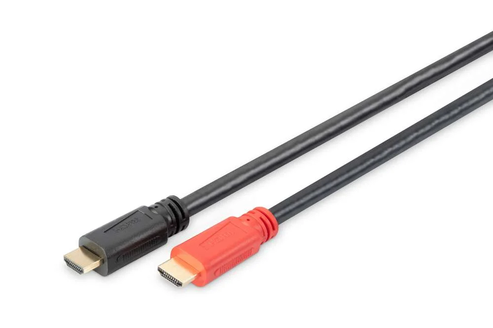 Digitus Hdmi-Kabel Ethernet U. Signalverst&auml;rker 10m Schwarz