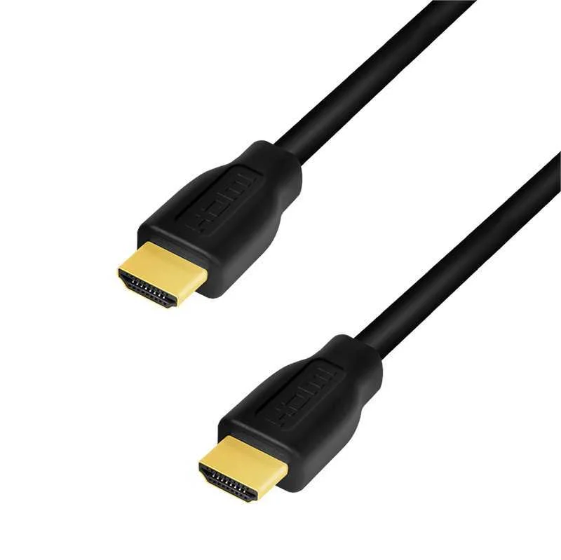 Logilink Hdmi-Kabel A/M Zu A/M, 4k/60 Hz, Ccs, Schwarz, 2,0m