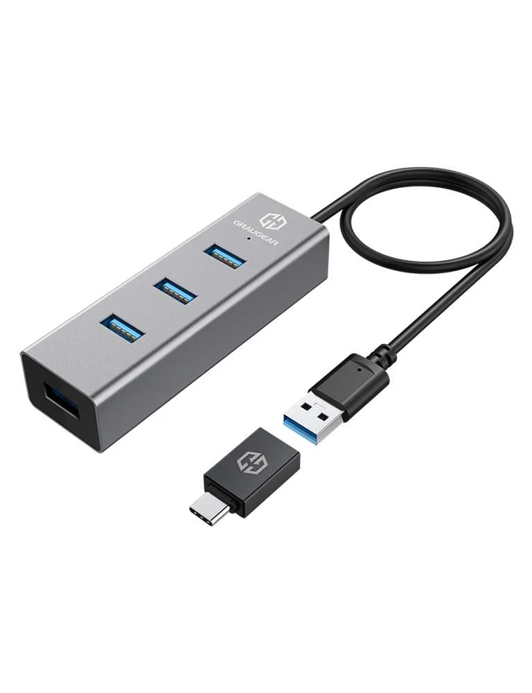 GRAUGEAR G-HUB4-AC HUB DE INTERFACE USB 3.2 GEN 1.