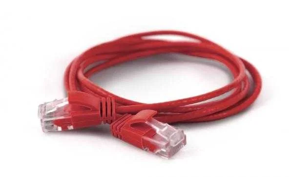 WANTEC 7267 CABO DE REDE VERMELHO 0,1 M CAT6A U/U.