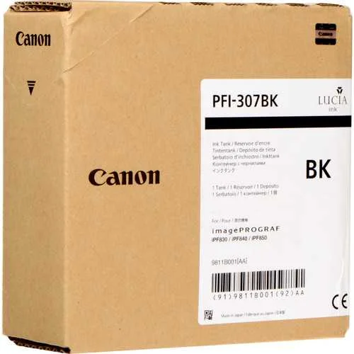Canon Pfi-307bk Tinteiro Original Preto