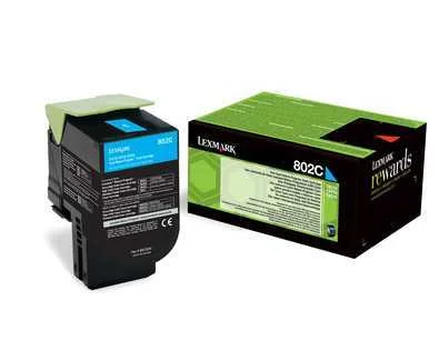 Lexmark Return Print Cart. 80c20c0 F?r Cx310dn/N/Cx410e/ De/Dte/Cx510de/Dhe/Dthe Cyan