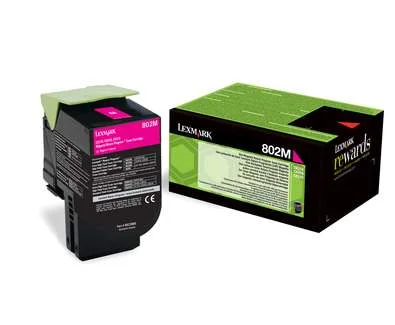 LEXMARK 802M TONER 1 UNIDADE(S) ORIGINAL MAGENTA
