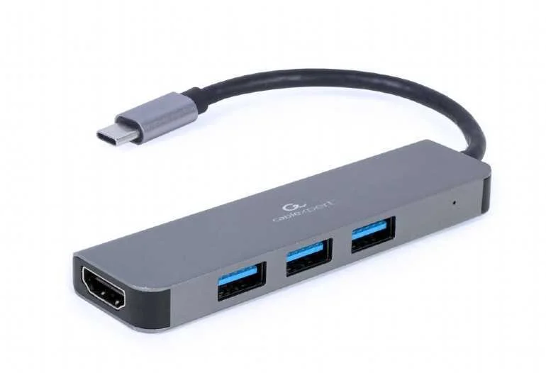 Adaptador Multipuerto Gembird Usb Tipo C 2 En 1 H.