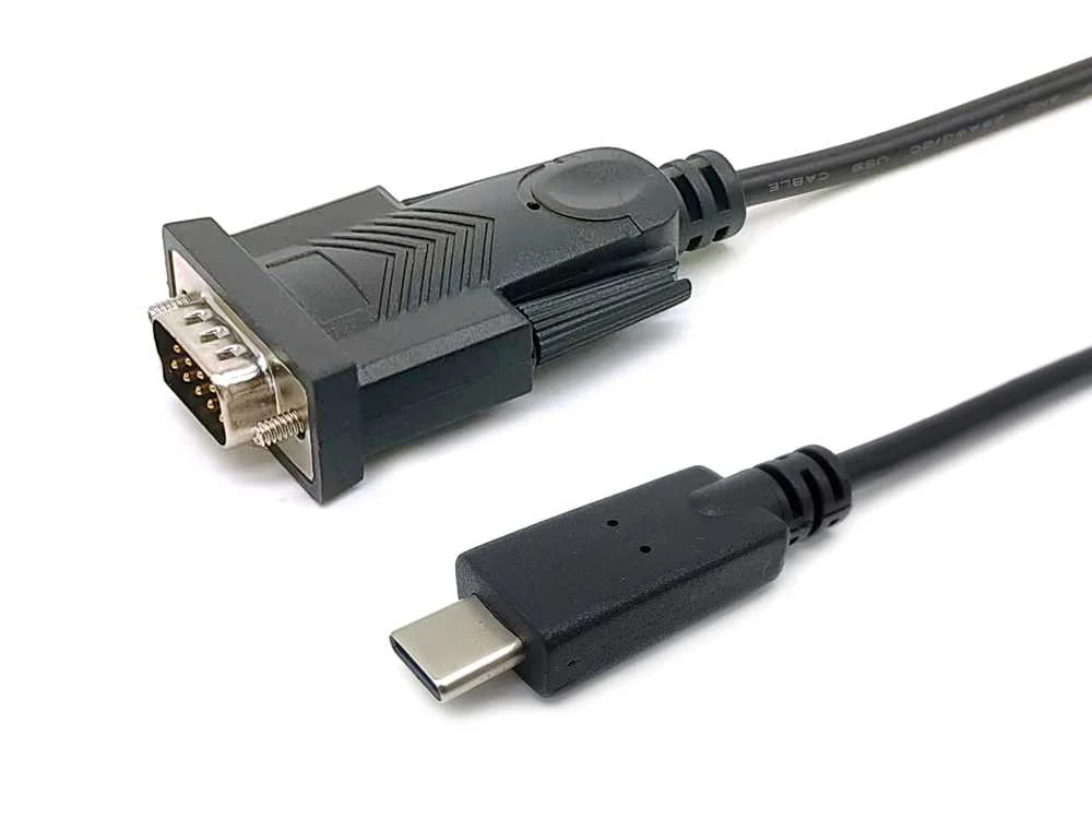 Equip Adapter Usb-C -> Seriell Rs232-Db9      St/St 1.50m Sw