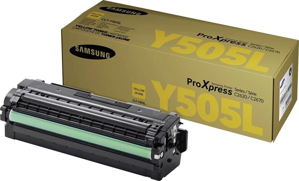 Samsung Print Cart. Clt-Y505l F?r Sl-C2620dw/C2670fw (Clt-Y505l/Els) Yellow (Su512a)