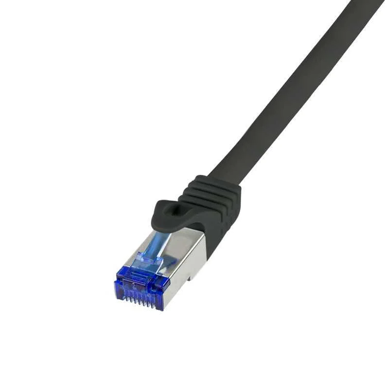 Logilink Patchkabel Ultraflex, Cat.6a, S/Ftp, Schwarz, 20 M