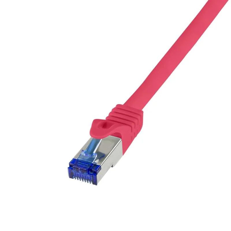 LOGILINK C6A024S CABO DE REDE VERMELHO 0,5 M CAT6.