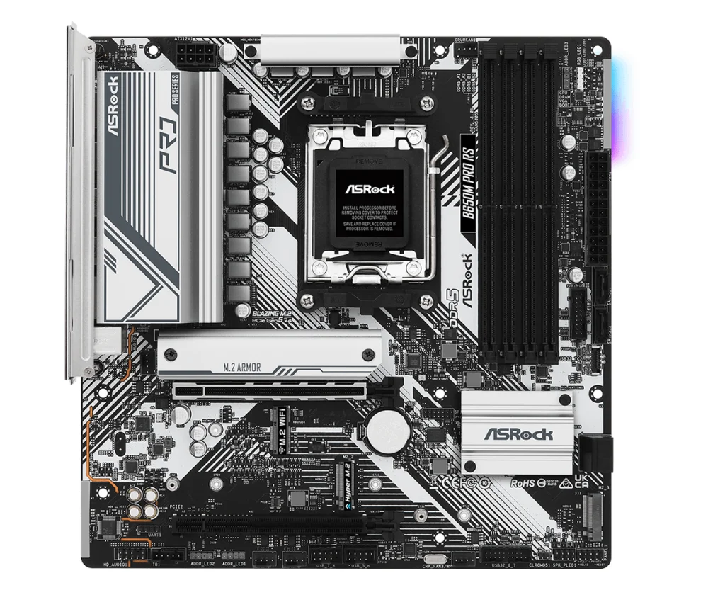 Asrock B650m Pro Rs Amd B650 Ranhura Am5 Micro Atx