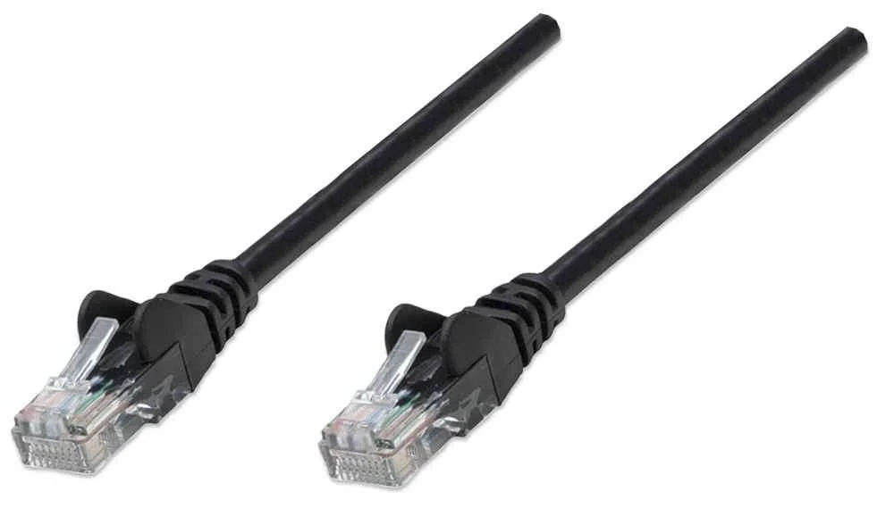 Intellinet Patchkabel Rj45 U/Utp Cat5e 5.0m Hebelschutz Schw