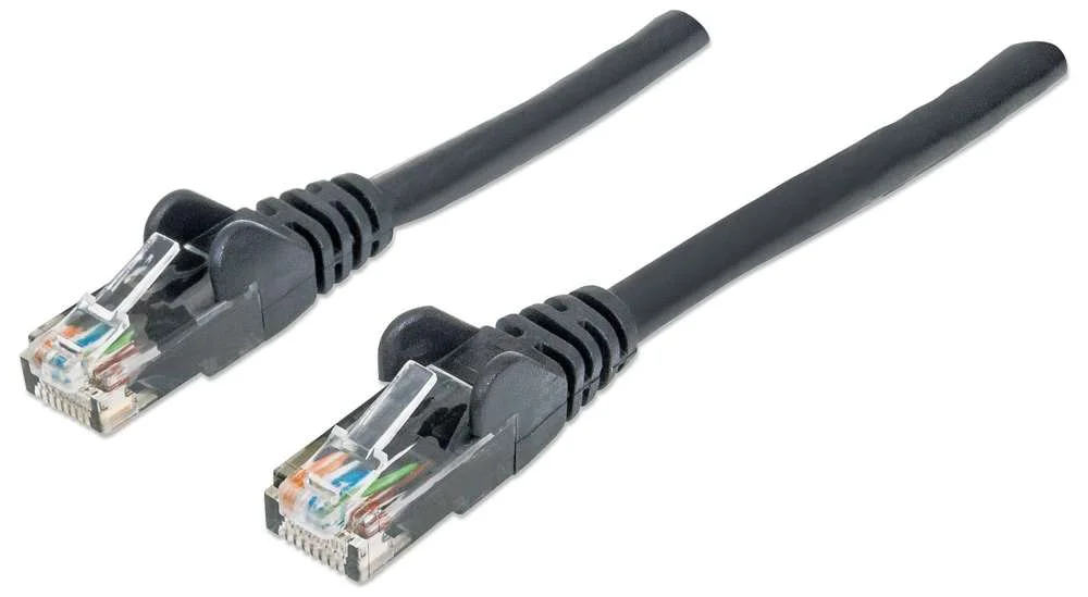 Intellinet 1.5m Cat6 Cabo de Rede Preto 1,5 M U/U.