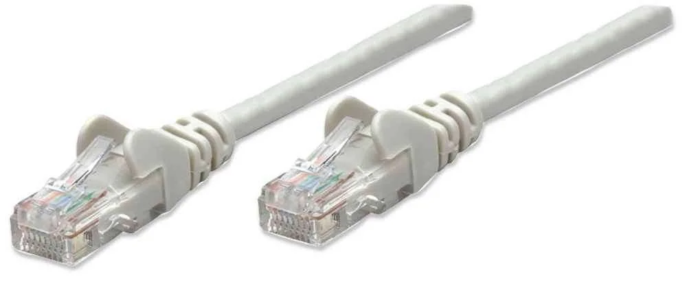 Intellinet Patchkabel Rj45 U/Utp Cat6 5.00m Hebelschutz Grau