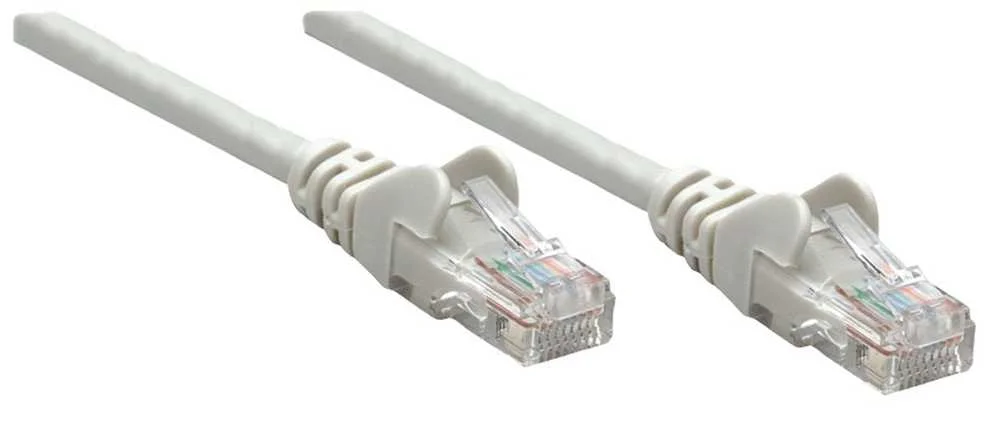 Intellinet Patchkabel Rj45 U/Utp Cat6 10m   Hebelschutz Grau