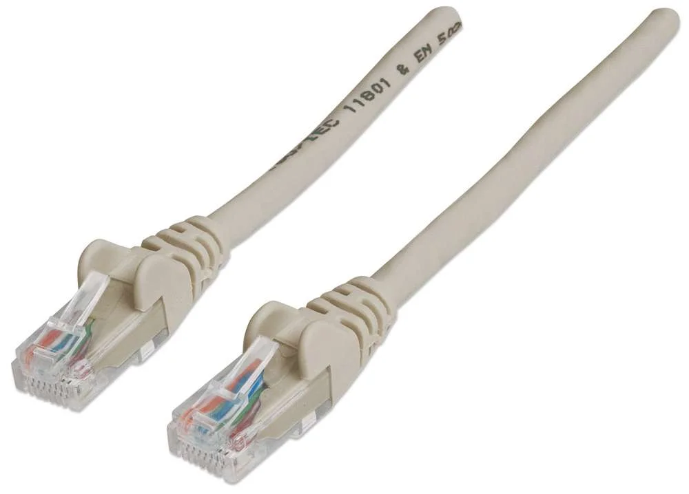 Intellinet Patchkabel Rj45 U/Utp Cat6 20m   Hebelschutz Grau