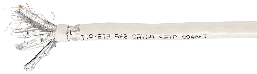 Equip Instal.Kab Cat6a  S/Ftp 4p23  100.00m Grau        Lszh