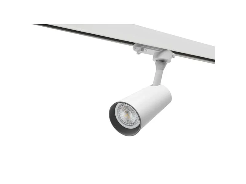 Projetor De Calha Gu10 2 Circuitos Branco