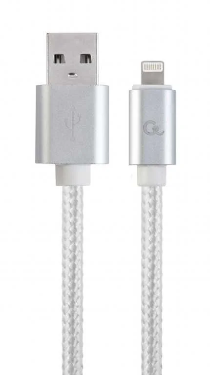 Cabo Gembird Ccb-Musb2b-Amlm-6-S Usb-A P/ Lightning Braided 1.8m Prateado