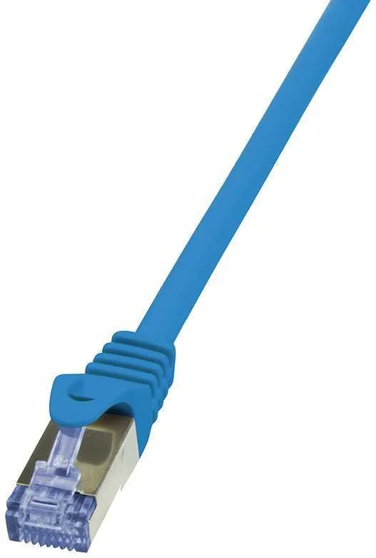 Logilink Patchkabel Cat6a  S/Ftp Awg26 Pimf  3,00m Blau