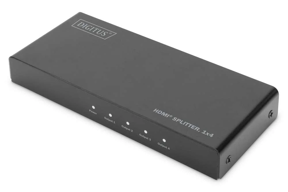 Digitus Hdmi Splitter, 1x4, 4k / 60 Hz Mit Downscaler