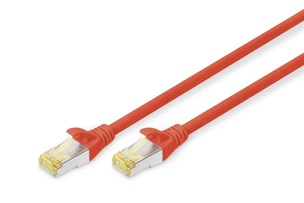 Digitus Cat 6a S/Ftp Patchkabel, 0,5m, Rot