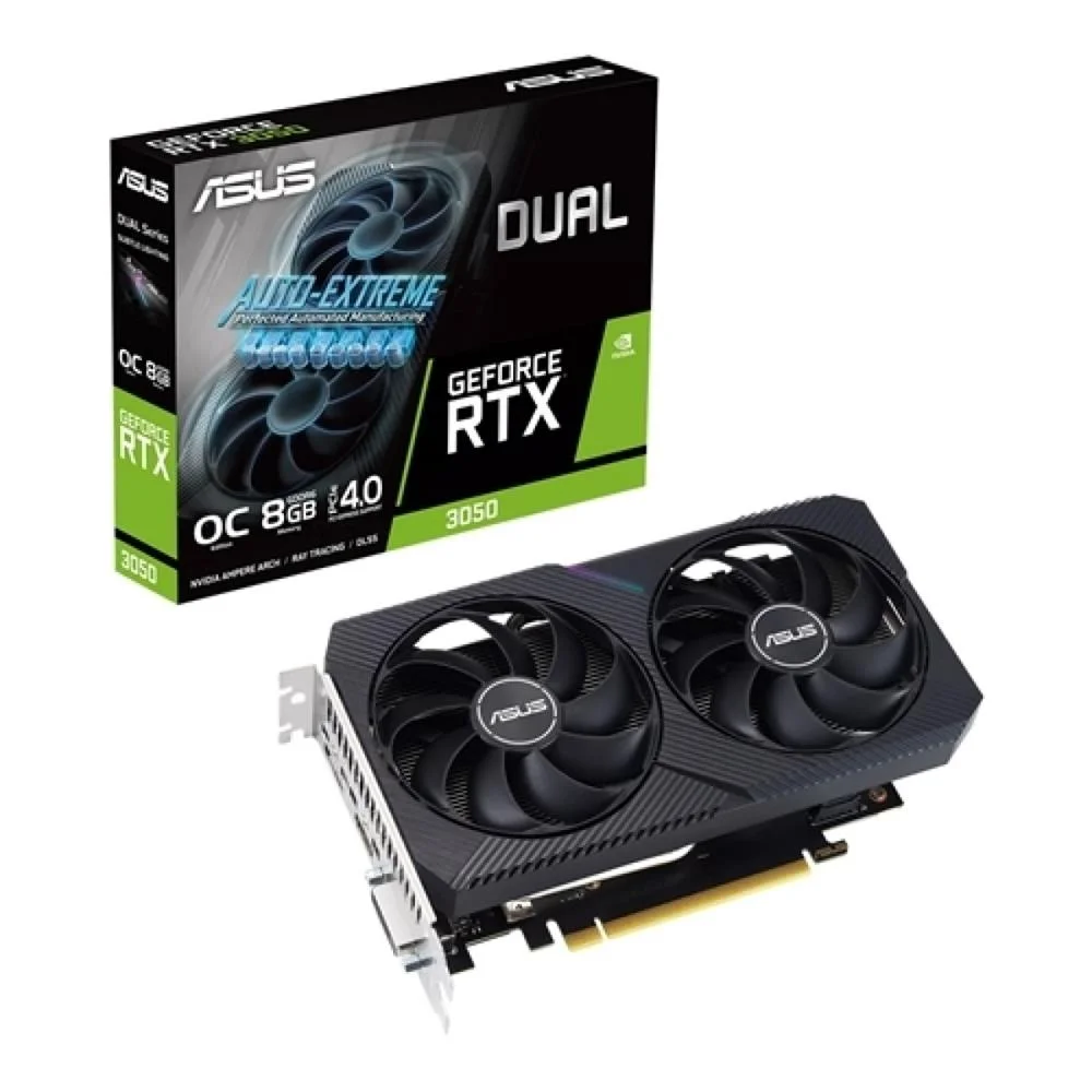 Tarjeta Gr&aacute;fica Asus Dual Rtx 3050 Oc 8gb Gddr6 V2