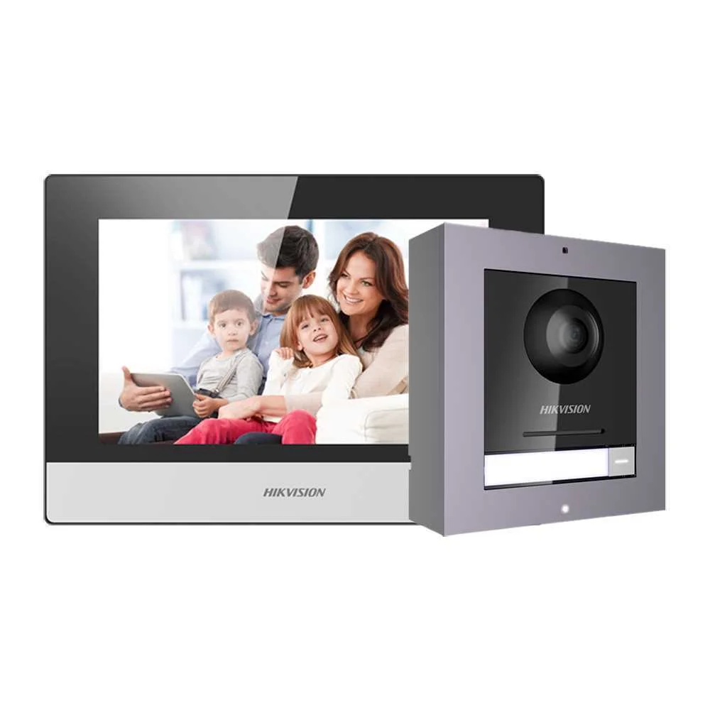 V&iacute;deo Porteiro 7" T&aacute;til Ip & Wi-Fi C/ C&acirc;mara 2 Mpx - Hikvision