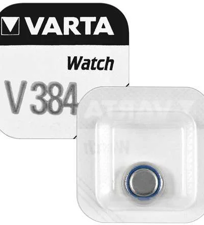 Micro Pilha de Bot&atilde;o Varta Silver Sr41 - V384 1,5.