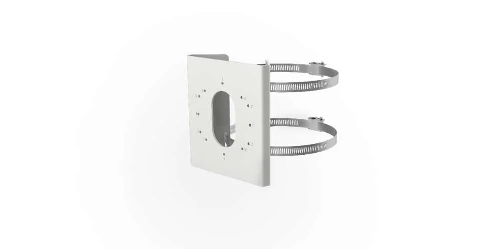 Suporte para Mastros/Postes - para C&acirc;maras Bullet - Intervalo Di&acirc;metro 67~127 Mm - A&ccedil;o Inoxid&aacute;vel Co