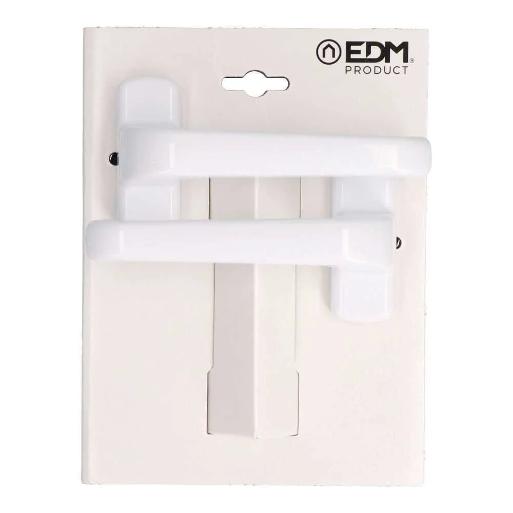 Bl&iacute;ster Jogo Puxador 6800 Aluminio Branco Edm
