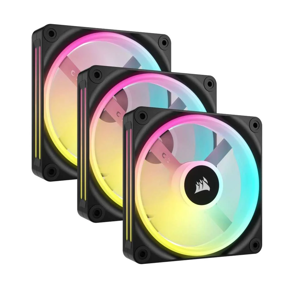 Corsair L&uuml;fter 120*120*25 Qx120 RGB LED Fan Triple