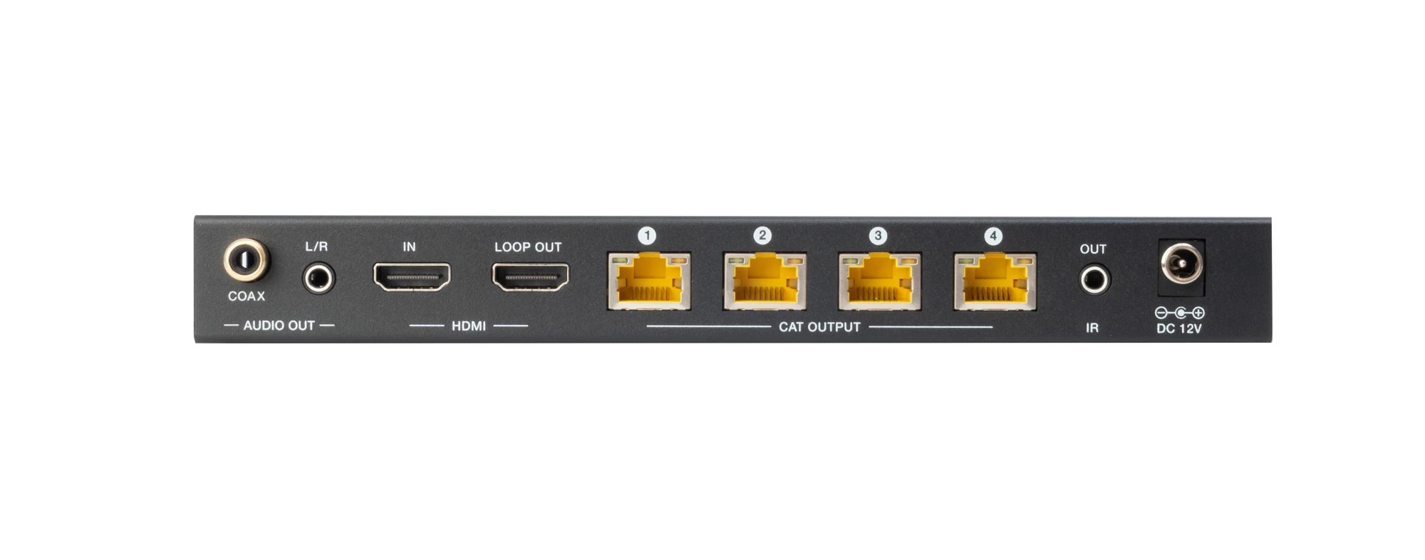 Distribuidor Extensor Hdmi 1 X 4 Por Cabo Cat 6/6a/7. Hdmi 2.0. Resolu&ccedil;&atilde;o Uhd 4k@60hz. Hdcp 2.2. Dis