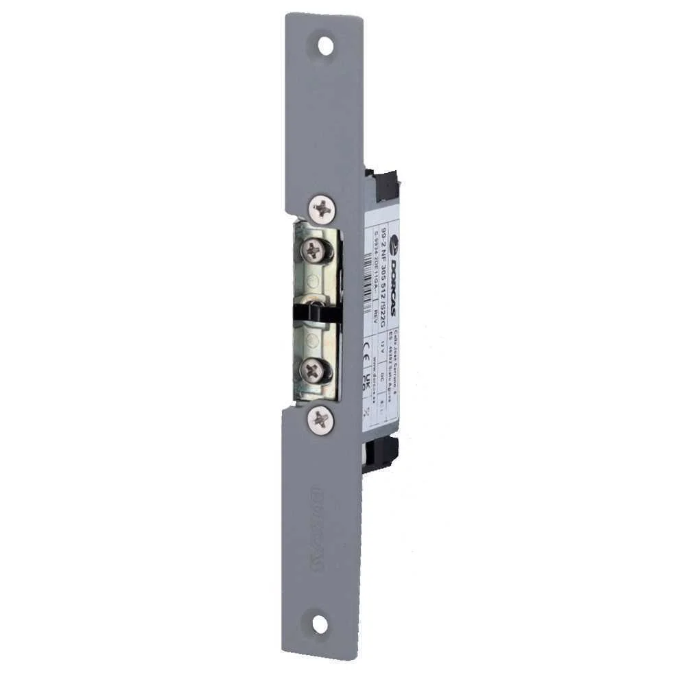 Abrepuertas El&eacute;ctrico Dorcas - para Puerta Sencilla  Pestillo Radial Regulable - Modo Apertura Fail