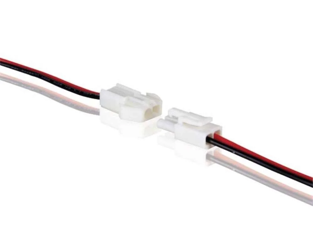 CONNECTOR WITH CABLE (MALE-FEMALE) FOR SINGLE COL.