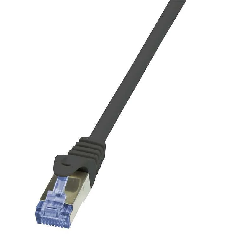 Logilink Patchkabel Cat6a  S/Ftp Awg26 Pimf  5,00m Schw.