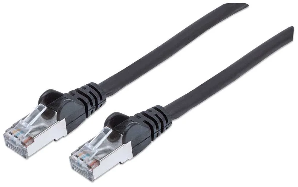 Intellinet Patchkabel Cat6a Cu S/Ftp Lsoh 0.50m Schwarz