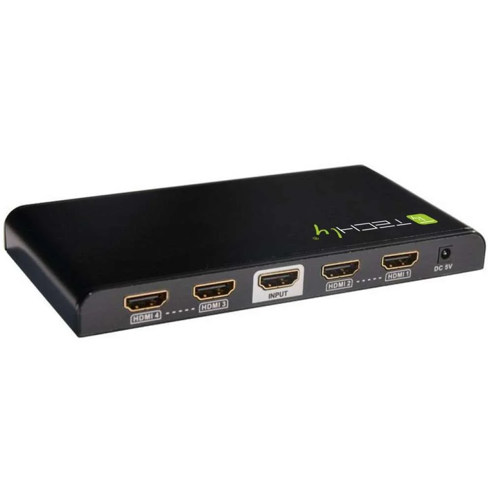 TECHLY IDATA HDMI-4K4 MULTIPLICADOR DE V&Iacute;DEO 4X H.