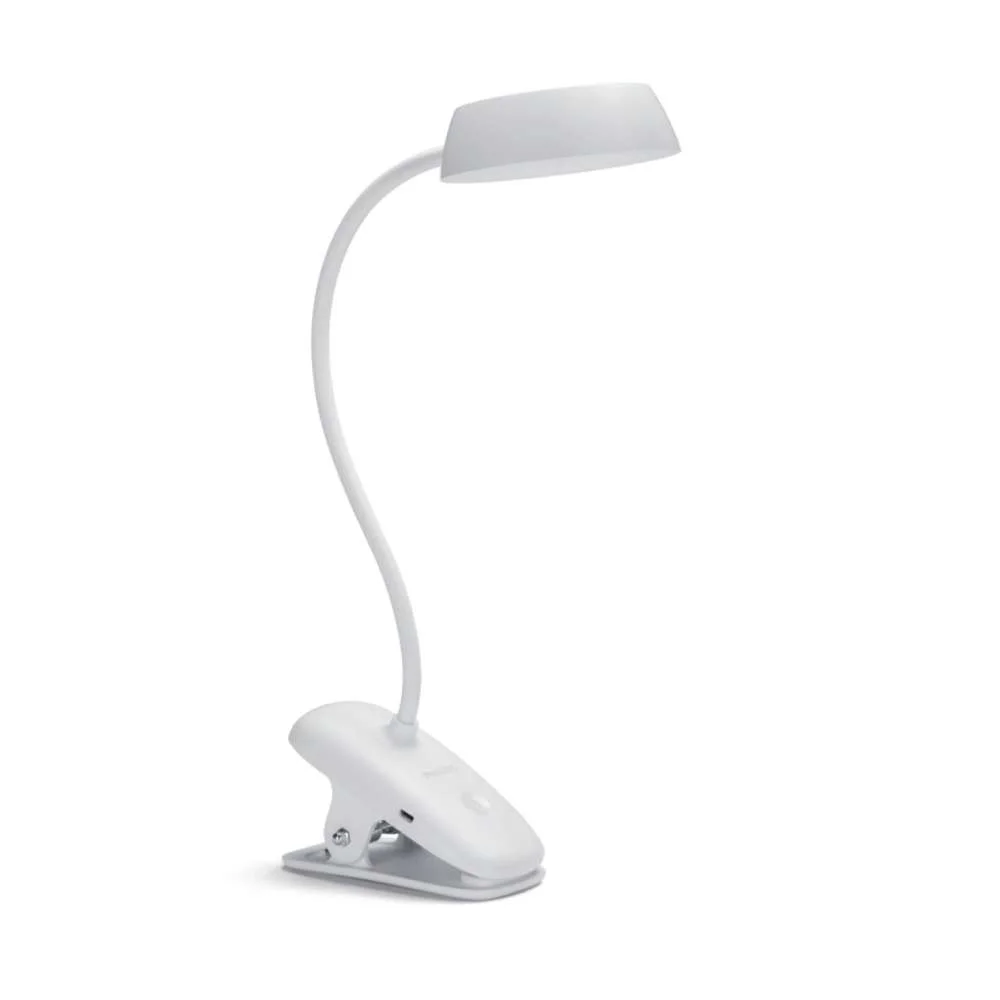 L&acirc;mpada de Mesa Philips L&aacute;mpara de Mesa Branco Metal 3 W 5 V 