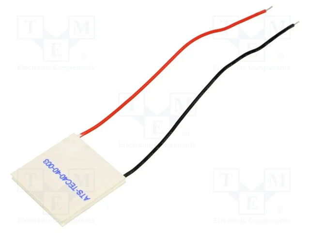 M&oacute;dulo: de Peltier, 15,4V, 5A, 40x40x4mm, 46,5W, .