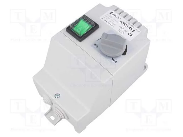 Regulador, velocidade, 230VAC, 10A, IP54, 123x240.