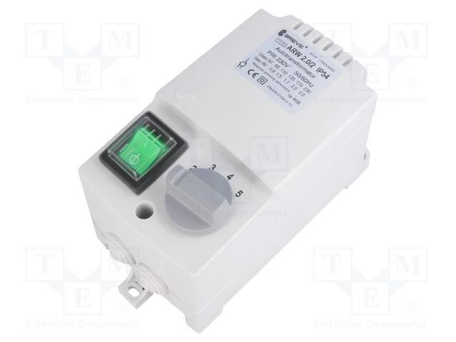 Regulador, Velocidade, 230vac, Ip54, Classe T&eacute;rmica: Ta40b