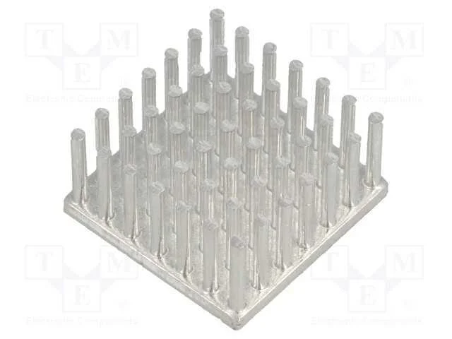 Dissipador de cal, LED, L: 25mm, W: 25mm, H: 12,5.