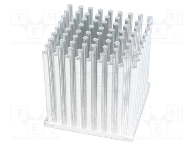 Dissipador de cal, LED, L: 50mm, W: 50mm, H: 50mm.