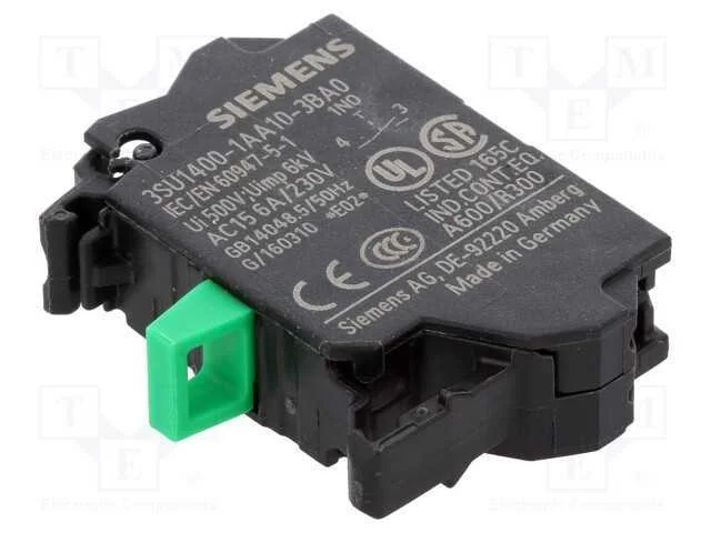 Componente de pino, 22mm, 3SU1.5, -25&divide;70C, para p.