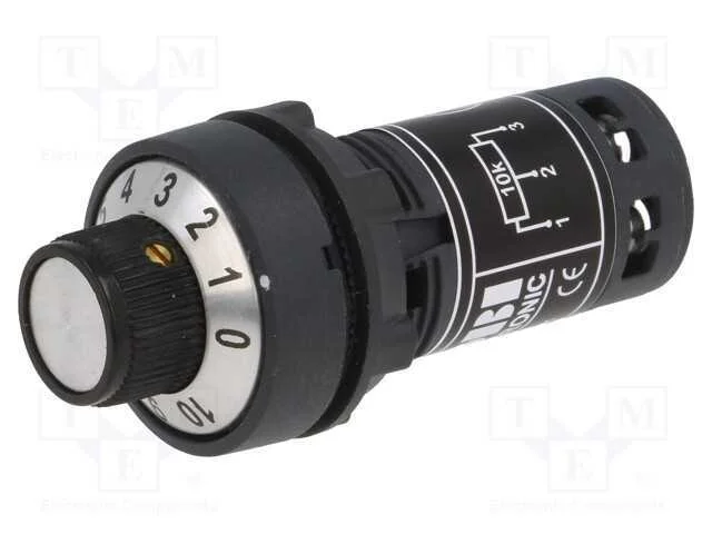Potenci&oacute;metro, 22mm, Cm22, -25&divide;70c, 22,5mm, Ip65, 10ko