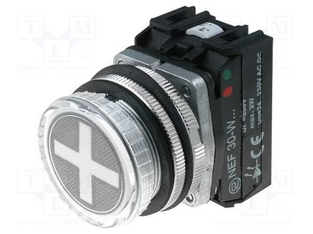 Indicadores de Presen&ccedil;a, 30mm, Ip65, Vermelho/Verde, : 38mm