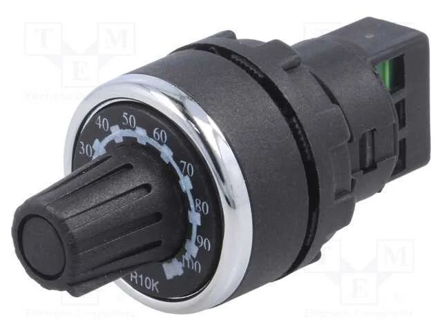 Potenci&oacute;metro, 22mm, -25&divide;70C, IP65, 10kO, 120,5V,.