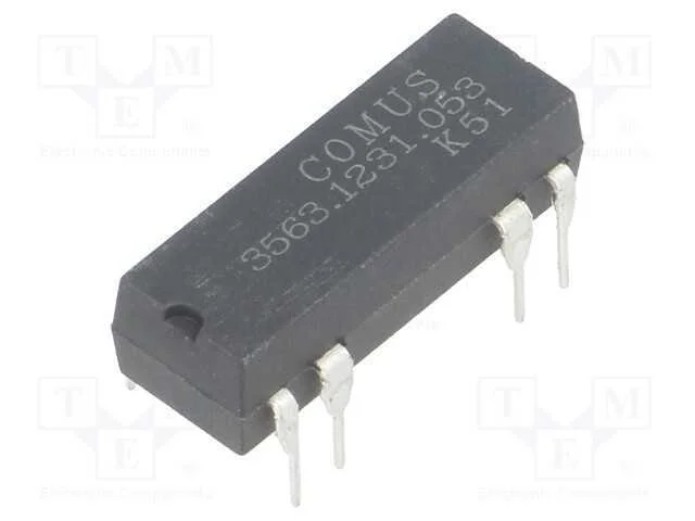 Rel&eacute;: de palheta, SPDT, Ubobina : 5VDC, 400mA, ma.